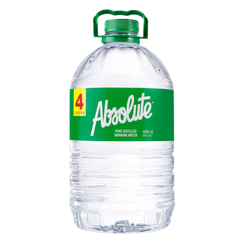 ABSOLUTE DISTILLED WATER 4 Liter