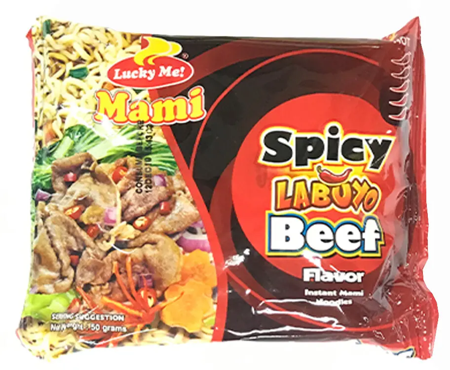 LUCKY ME NOODLES BEEF SPICY LABUYO 72/50G