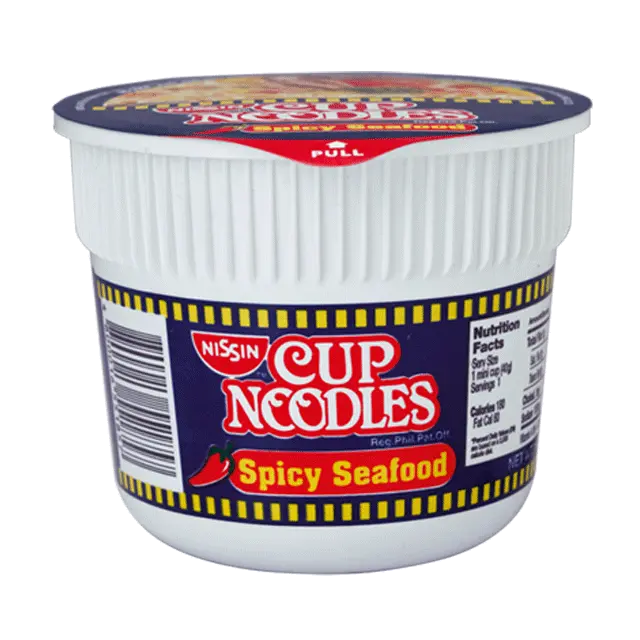 NISSIN CUP NOODLE MINI SPICY SEAFOODS 48/40G