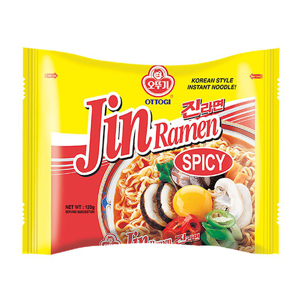 OTTOGI JIN RAMEN SPICY 120G
