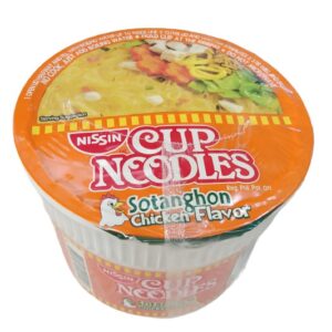 NISSIN CUP  NOODLE MINI SOTANGHON CHICKEN 48/30G